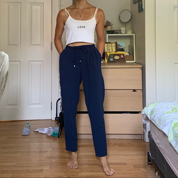 Royal/dark blue joggers - Picture 1 of 2